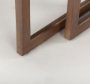 69901 - Grier Set of 2 Medium Brown Solid Wood w/ Cane Nesting Accent Tables