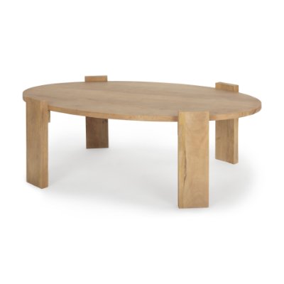 70114 - Evelyn Light Brown Oblong Coffee Table