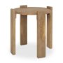 70115 - Evelyn Light Brown Round End/Side Table