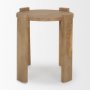 70115 - Evelyn Light Brown Round End/Side Table