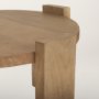70115 - Evelyn Light Brown Round End/Side Table
