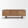 69897 - Grier 65" Medium Brown Wood W/ Cane Media Console