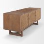 69897 - Grier 65" Medium Brown Wood W/ Cane Media Console