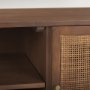 69897 - Grier 65" Medium Brown Wood W/ Cane Media Console