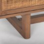 69897 - Grier 65" Medium Brown Wood W/ Cane Media Console