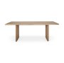 69905 - Grier 84" Light Brown Wood w/ Cane Dining Table