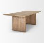 69905 - Grier 84" Light Brown Wood w/ Cane Dining Table