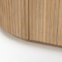 69884 - Terra Light Brown Wood Fluted Sideboard