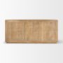 69884 - Terra Light Brown Wood Fluted Sideboard