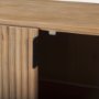 69884 - Terra Light Brown Wood Fluted Sideboard