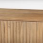 69884 - Terra Light Brown Wood Fluted Sideboard