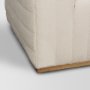 70191 - Ricciardo Cream Boucle 3-Seater Sofa