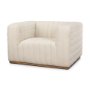 70192 - Ricciardo Cream Boucle Upholstered Arm Chair