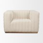 70192 - Ricciardo Cream Boucle Upholstered Arm Chair