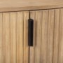 69879 - Terra Fluted Light Brown Wood 2-Door Accent Cabinet