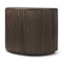 69880 - Terra Fluted Dark Brown 2-Door Accent Cabinet
