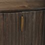 69880 - Terra Fluted Dark Brown 2-Door Accent Cabinet