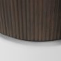 69880 - Terra Fluted Dark Brown 2-Door Accent Cabinet