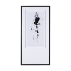 Winterberries II by Mercana Studio a Hand Embellished Textured Framed Art Print Matted under Glass