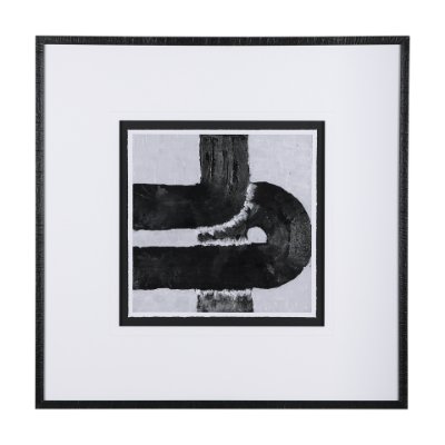14820 - Pipes I by Chase a Hand Embellished Textured Framed Art Print Matted under Glass