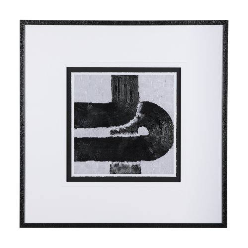 14820 - Pipes I by Chase a Hand Embellished Textured Framed Art Print Matted under Glass