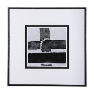 14821 - Pipes II by Chase a Hand Embellished Textured Framed Art Print Matted under Glass