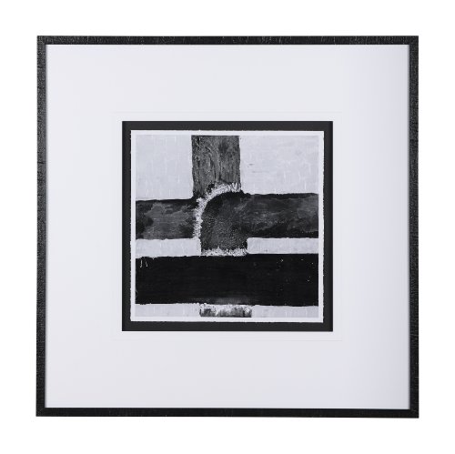 14821 - Pipes II by Chase a Hand Embellished Textured Framed Art Print Matted under Glass