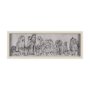 14838 - Three Buddies by Mercana Studio a Hand Embellished Textured Framed Art Print Matted under Glass