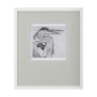 14845 - Bird Portrait Sketch I by Mercana Studio Hand Embellished Framed Art Print Matted under Glass