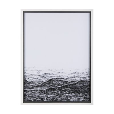 14853 - Running on Waves II by Simeng a Framed Art Print Matted under Glass