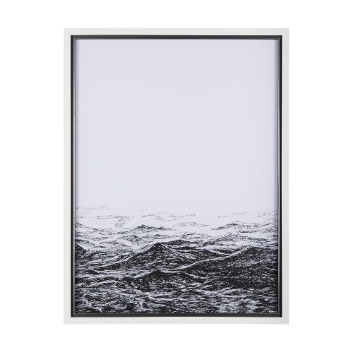 14853 - Running on Waves II by Simeng a Framed Art Print Matted under Glass
