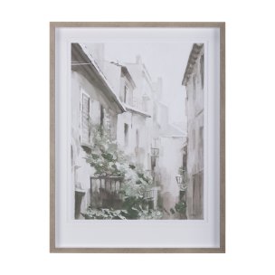 The Old Lodge Lane I by Natalia a Framed Art Print Matted under Glass