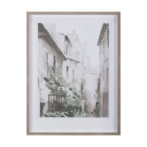 14858 - The Old Lodge Lane I by Natalia a Framed Art Print Matted under Glass