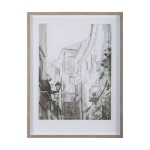 The Old Lodge Lane II by Natalia a Framed Art Print Matted under Glass