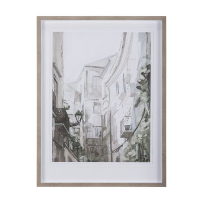 14859 - The Old Lodge Lane II by Natalia a Framed Art Print Matted under Glass