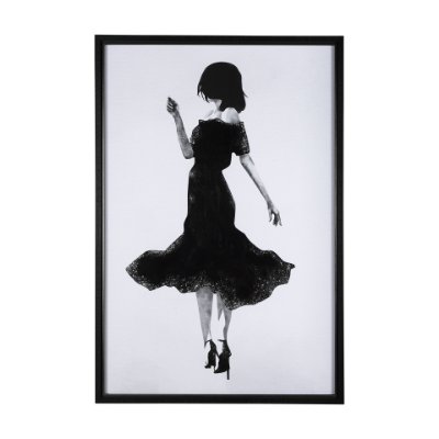 14861 - A Dancing Night II by Mercana Studio a Hand Embellished Textured Framed Art Print Matted under Glass