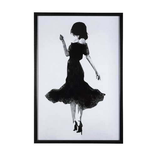 14861 - A Dancing Night II by Mercana Studio a Hand Embellished Textured Framed Art Print Matted under Glass