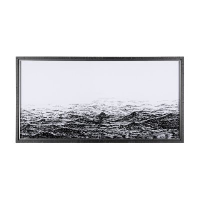 14862 - Endless Sea by Mercana Studio a Hand Embellished Textured Framed Art Print Matted under Glass