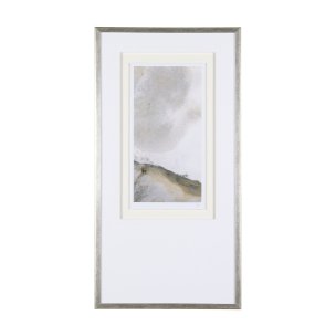 Sandy Waves I by Mercana Studio a Hand Embellished Textured Framed Art Print Matted under Glass