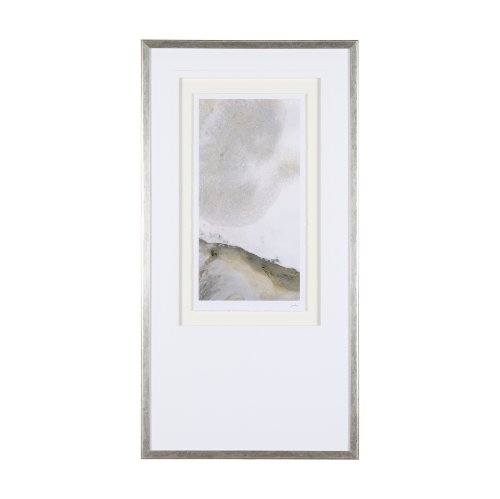 14863 - Sandy Waves I by Mercana Studio a Hand Embellished Textured Framed Art Print Matted under Glass