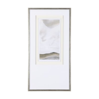 14864 - Sandy Waves II by Mercana Studio a Hand Embellished Textured Framed Art Print Matted under Glass