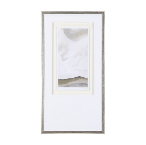 14864 - Sandy Waves II by Mercana Studio a Hand Embellished Textured Framed Art Print Matted under Glass