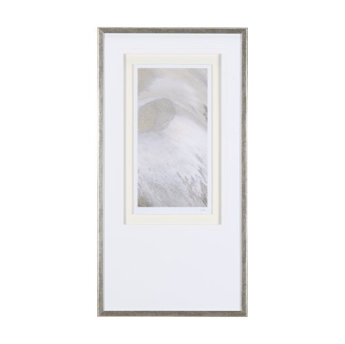 14866 - Sandy Waves IV by Mercana Studio a Hand Embellished Textured Framed Art Print Matted under Glass