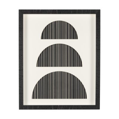 14869 - Arc & Orb 1 by Studio M a Framed Art Print Matted under Glass
