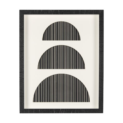 14869 - Arc & Orb 1 by Studio M a Framed Art Print Matted under Glass