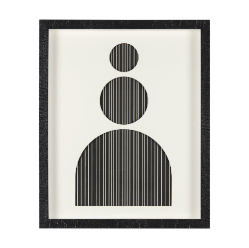 14870 - Arc & Orb 2 by Studio M a Framed Art Print Matted under Glass