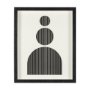 14870 - Arc & Orb 2 by Studio M a Framed Art Print Matted under Glass