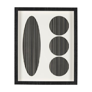 Arc & Orb 3 by Studio M a Framed Art Print Matted under Glass