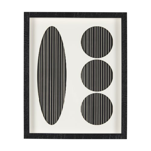 14871 - Arc & Orb 3 by Studio M a Framed Art Print Matted under Glass