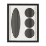 14871 - Arc & Orb 3 by Studio M a Framed Art Print Matted under Glass